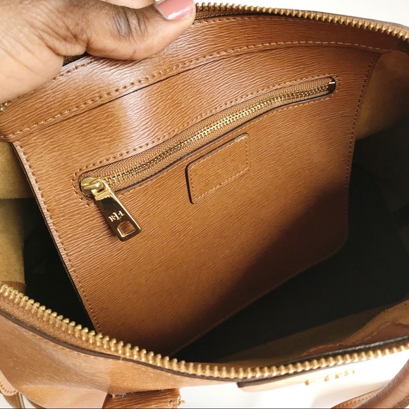 Lauren Ralph Lauren RLL Chestnut Leather Bag - Picture 4 of 8